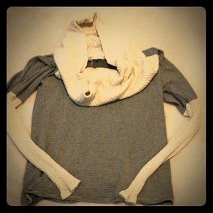 Michael Stars cowl-neck sweater